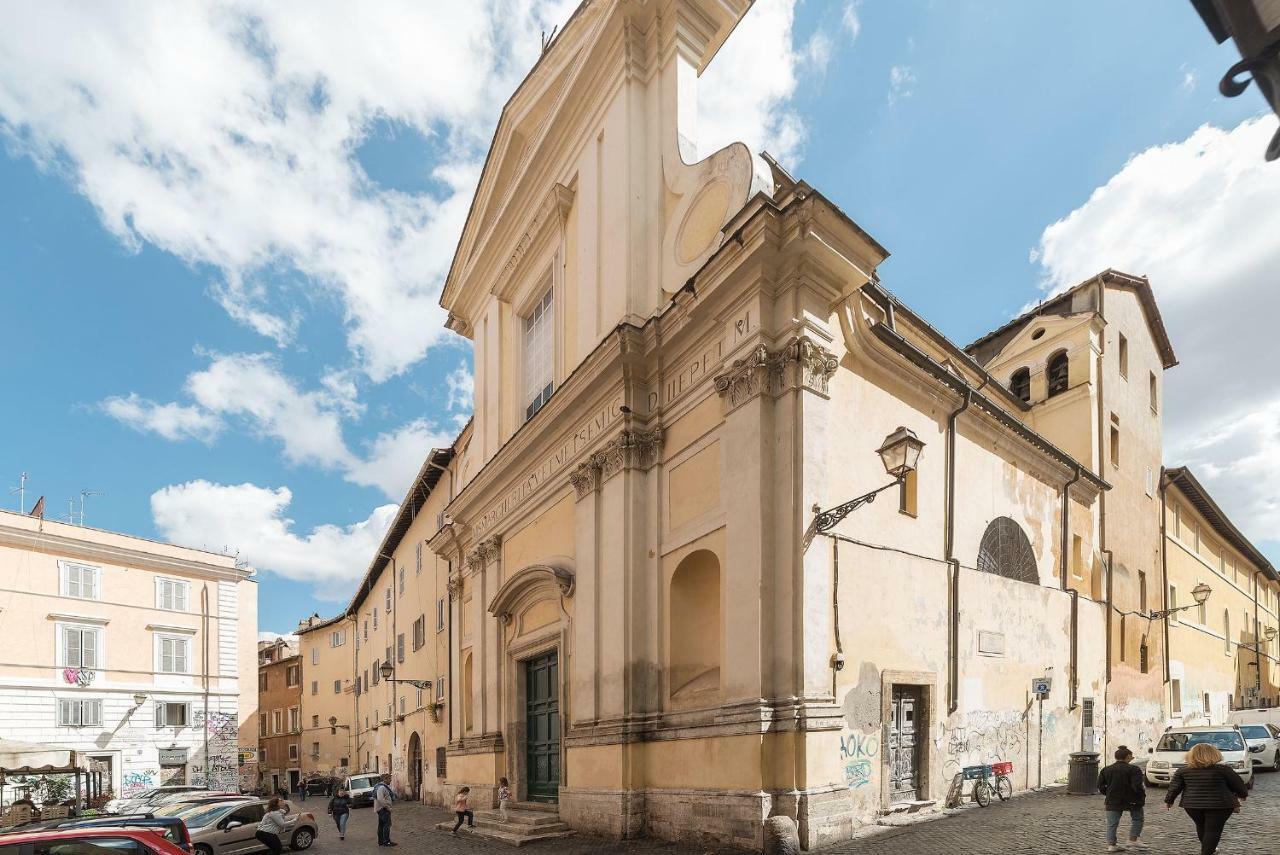 Trastevere Charming Duplex Рим Экстерьер фото